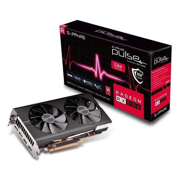 کارت گرافیک سافایر Sapphire RX 580 Pulse DUAL 8GB
